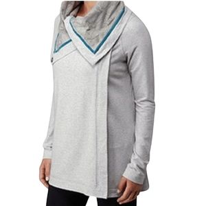 LULULEMON Athletica Savana Wrap Sweater Jacket Size 4 in Gray